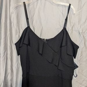 NWT- Iz Byer Black Wide Leg Jumpsuit